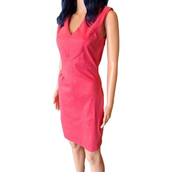 NWT W118 by Walter Baker Coral Pencil Bodycon Cocktail Dress Size Small - Picture 4 of 5
